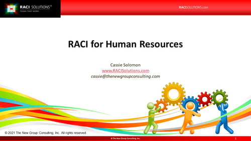 RACI for Human Resources Webinar