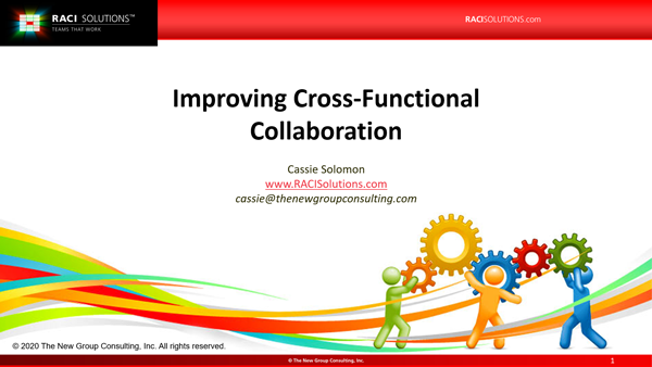 Improving Cross-Functional Collaboration Webinar Improving Cross-Functional Collaboration Webinar